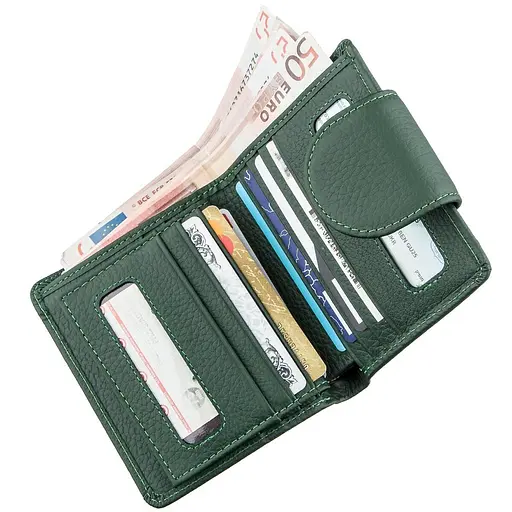 Кошелек женский компактный ST Leather 9.5х11х3 см acs0029675 - фото 5