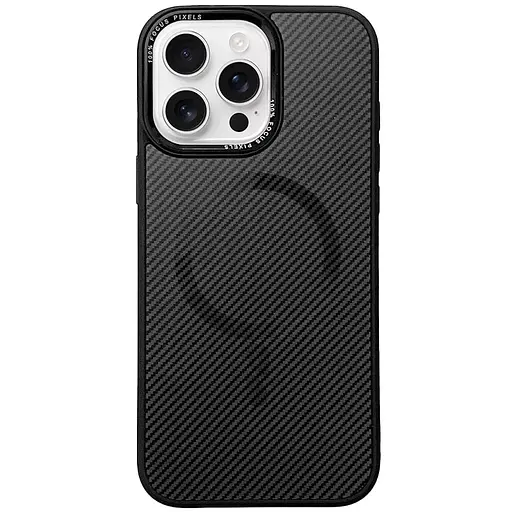 Чохол Epik TPU+PC Carbon Mirage with MagSafe для Apple iPhone 15 Pro Max 6.7 Black - фото 3
