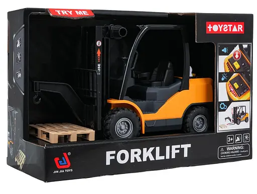 Погрузчик детский вилочный 1:14 с функцией освещения и звука Ramiz - фото 6