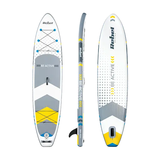 SUP дошка Rebel Active 350 см з аксесуарами сапборд 150 кг 350 x 81 х 15 см White - фото 3