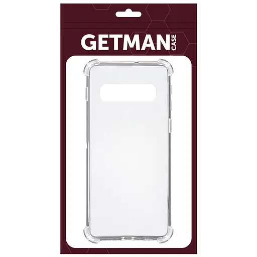 TPU чохол GETMAN Ease logo посилені кути для Samsung Galaxy S10e Безбарвний (прозорий) - фото 2