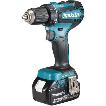 Шуруповерт-дрель Makita DDF485RFJ аккумулятор LXT 18В 3 АГ х 2 шт DC18RC кейс Makpac 50/27Нм 1.4-1.7 кг