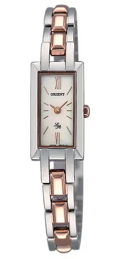 Кварцевые наручные часы-браслет Orient LRBCP004W0 женские с минеральным стеклом