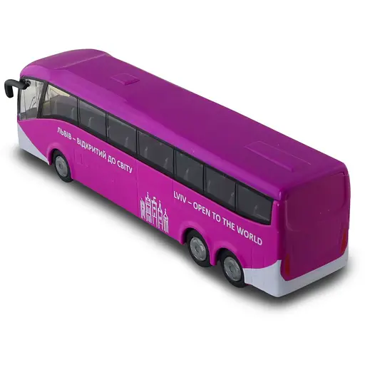 Машинка TechnoDrive Автобус Львів зі світлом та звуком (510432.270) - фото 5