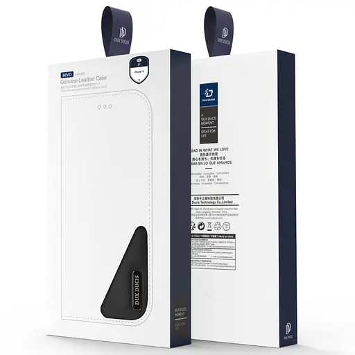 Чохол-книжка Dux Ducis Hivo для Apple iPhone 16 Pro 6.3 Black - фото 8