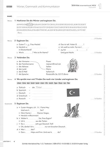 Schritte international Neu 1+2, Testtrainer + CD - фото 3