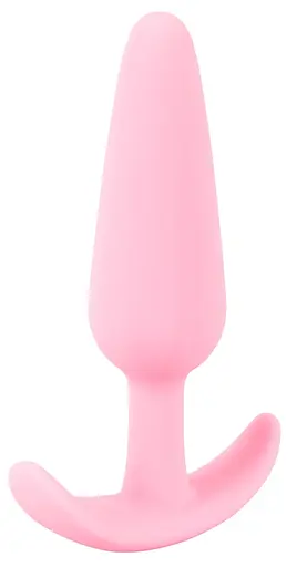 Анальна пробка Cuties Mini Butt Plug 8.4 см (рожевий) - фото 2