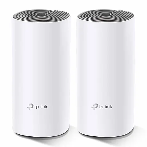 Mesh-система TP-Link mesh Deco E4 AC1200 2Pcs White 802.11ac (Deco E4(2-pack)) - фото 1