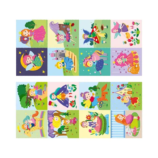 Детская раскраска Принцессы и феи РМ-68-04, 16 наклеек - фото 3