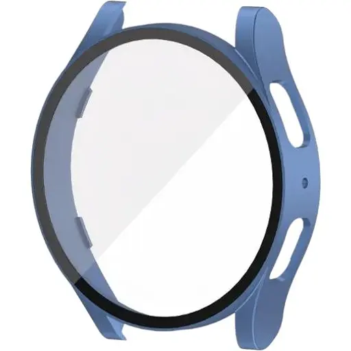 Чехол-накладка DK CDK Пластик Soft-Touch Glass Full Cover для Samsung Watch4 (R870 / R875)44mm (015087) (dark