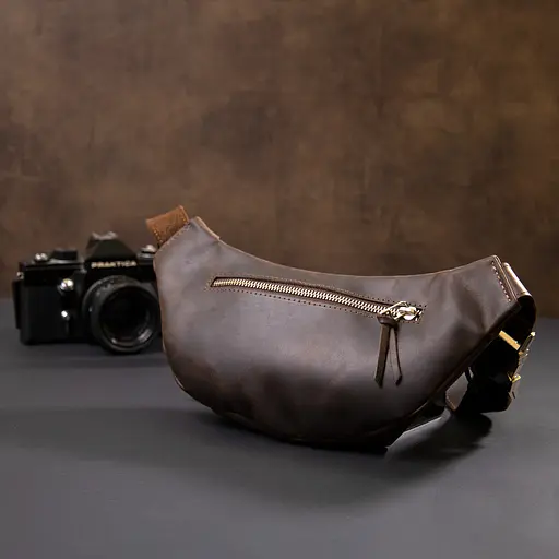 Чоловіча сумка GRANDE PELLE 30х13,5х7 см sum0020127 - фото 14