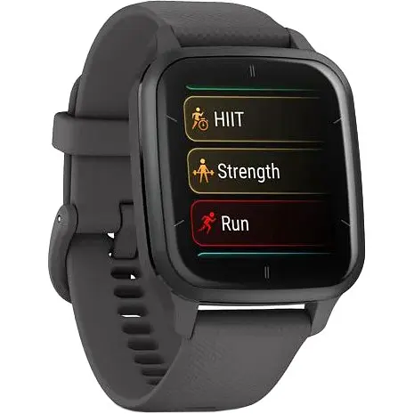 Смарт-годинник Garmin Venu Sq 2 Slate Aluminum Bezel with Shadow Gray Case and Silicone Band (010-02701-00/10/80) - фото 5