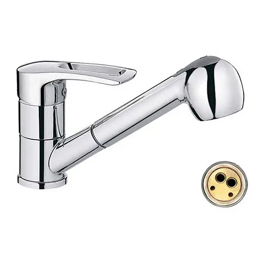 Змішувач для кухні Haiba HAMAN 014 з висувною лійкою (HB0160) - фото 1