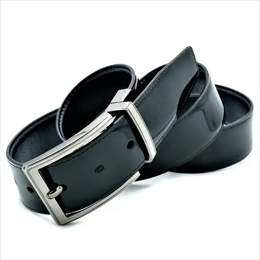 Ремінь шкіряний Weatro чоловічий двосторонній 110-125х4 см acs0013801 - фото 6