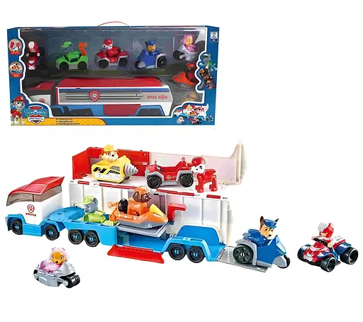 Набор игровых фигурок Щенячий патруль 7 шт. с транспортом (205) - фото 3