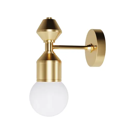 Настінне бра Dome № 2 PikArt арт. 6239 Золотистий - фото 1