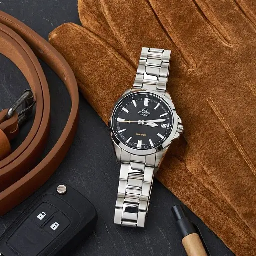 Наручные часы стальные мужские оригинальные Casio Edifice EFV-560D-1AVUEF (модуль 5451) - фото 4