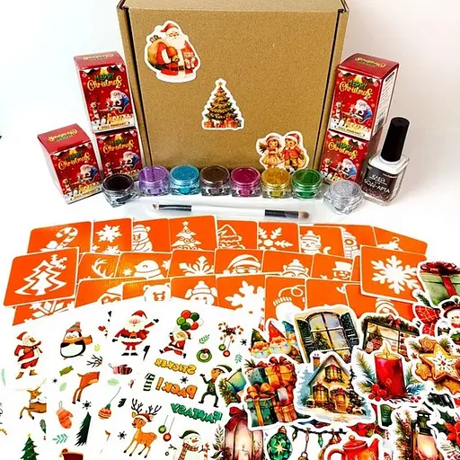 Подарочный набор "Рождественское чудо: Волшебный подарок" Fresh Tattoo gift-box-christmass-5kids - фото 1