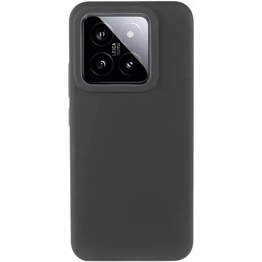 Чехол Silicone Cover Lakshmi (AAA) для Xiaomi 14 Pro Черный / Black - фото 2