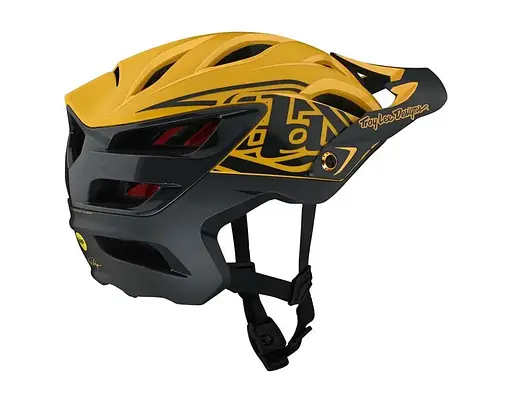 Велошолом Troy Lee Designs A3 Mips Helmet Uno XS/S Yellow (1106-150267021) - фото 4