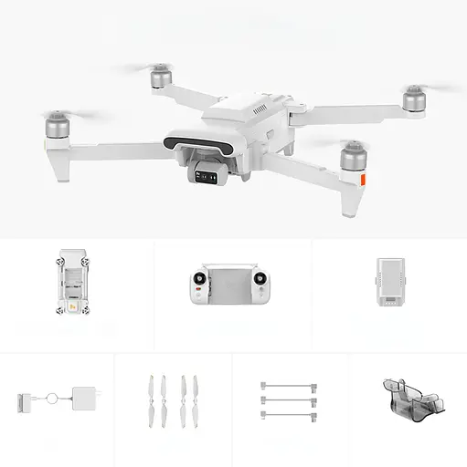 Квадрокоптер Fimi X8 Tele Max / Двойная камера 4K 60 FPS / Дальность 15 км / Полет до 38 мин / RokLink 5.0 / 30-кратный зум