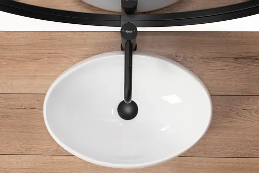 Умивальник Rea Linda накладний білий REA-U0462, Білий - фото 4