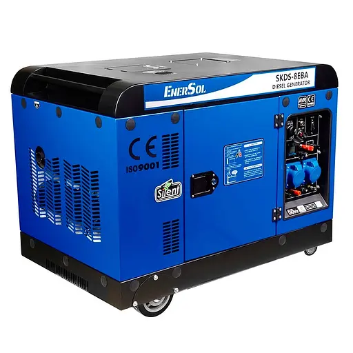 Генератор дизельний 7.5 кВт EnerSol SKD-8EBA (41-00484) - фото 3