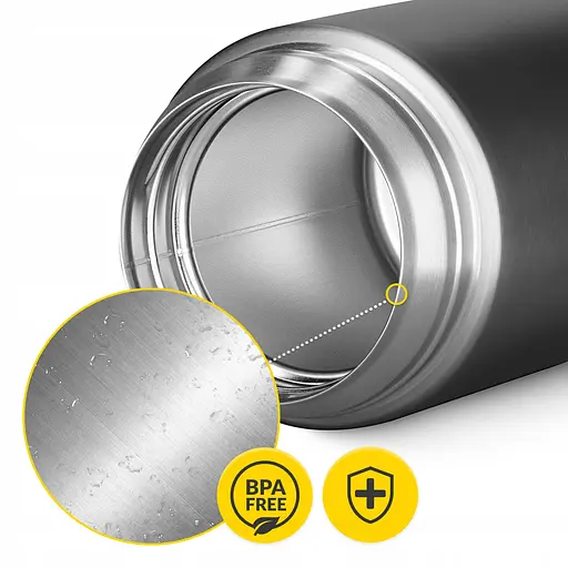 Термос для еды Mountain Goat 0.72 л с ложкой Silver (P-5905973406970) - фото 4