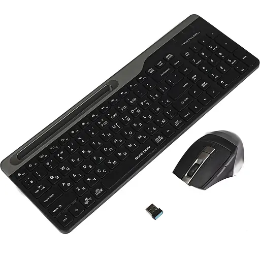 Комплект (клавіатура + миша) A4Tech Fstyler FB2535CS Smoky Grey [138919] - фото 5