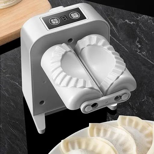 Електрична машинка верстат для автоматичного ліплення вареників та пельменів, Kitchen Master 85312 - фото 9