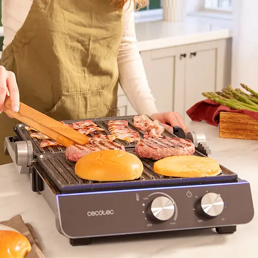 Гриль электрический CECOTEC Rock&nGrill Blaze Neon - фото 6