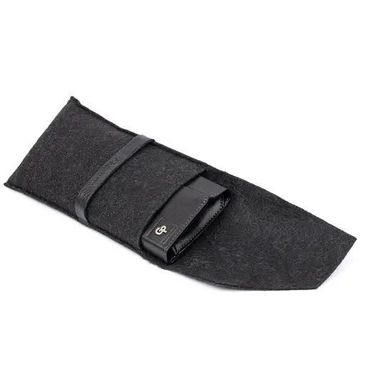 Чоловіча шкіряна барсетка GRANDE PELLE 10х20,3х3 см acs0016100 - фото 6