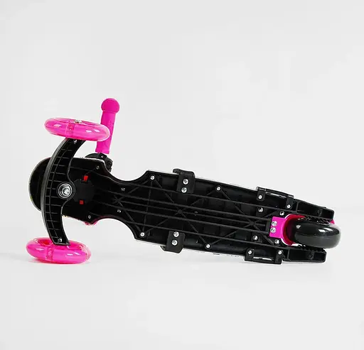 Детский самокат 5 в 1 Best Scooter L-S67367 розовый - фото 3