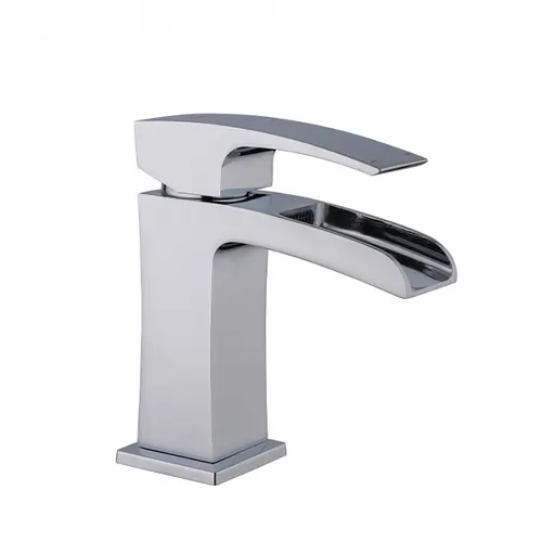 Смеситель для умывальника водопад гайка Ø25 Gappo Jacob 1/8 G1007-20 Хром - фото 1