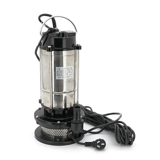 Занурювальний насос 1100W 220V до 2.5 м³/год підйом до 25 м 25 мм нержавіюча сталь 410х195х225 мм 11.180 кг. + перехідник - фото 1