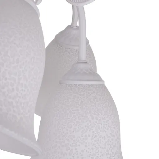 Люстра стельова Brille в спальню E27 60W WH (LK-686C/8) - фото 2