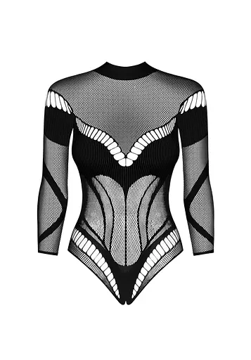 Боди Obsessive B135 XL/XXL черный - фото 5