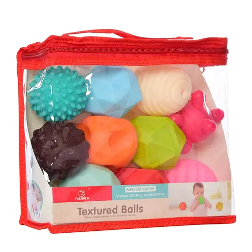 Детская игрушка для купания "Мячики" 19012, 10 штук - фото 3