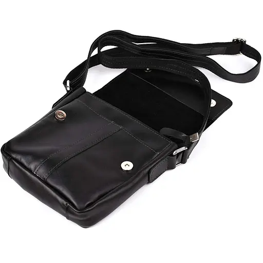 Шкіряна чоловіча сумка через плече LIMARY 22х18х5 см nsa0001261 - фото 7