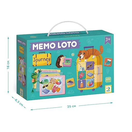 Настільна гра-лото "Збираємось у подорож" DoDo Toys 301227, 32 фішки - фото 4