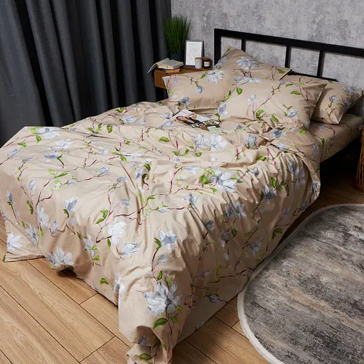 Пододеяльник Moon&Star Satin Elite Gold Люкс Magnolia Dream King Size 220x240 см - фото 3