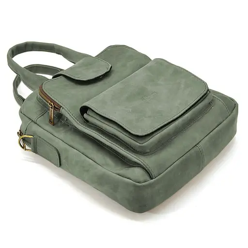 Вертикальна чоловіча сумка TARWA 25.5х7.5х30.5 см sum0028661 - фото 9