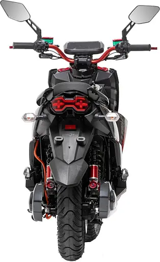 Электроскутер Двухместный Corso Hurricane (2500W 72V/40Ah) Красный - фото 4