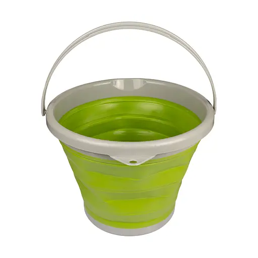 Ведро силиконовое Tramp складное 10 L Оливковый (TRA-TRC-091-OLIVE) - фото 2