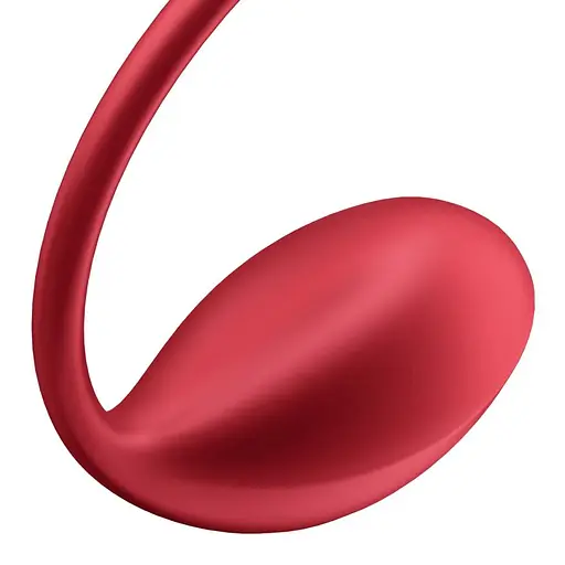 Віброяйце Satisfyer Shiny Petal 23 см (червоний) - фото 4