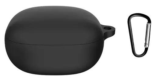 Чохол-накладка DK Silicone Candy Friendly з карабіном Anker SoundCore Liberty 4 (black) - фото 2