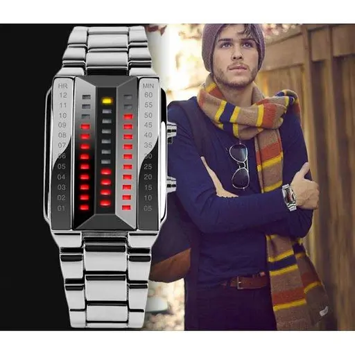 Чоловічий наручний годинник Skmei Iron Сріблястий - фото 3