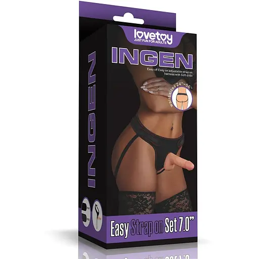 Страпон Ingen Easy Set 18 см (телесный)