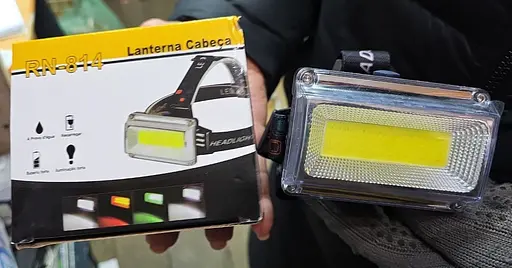 Налобний ліхтар із білим червоним зеленим світлом RN-814 акумуляторний яскравий потужний 18650 COB IP55 - фото 4