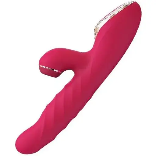 Вибратор-кролик KisToy A-King Max Red - фото 2